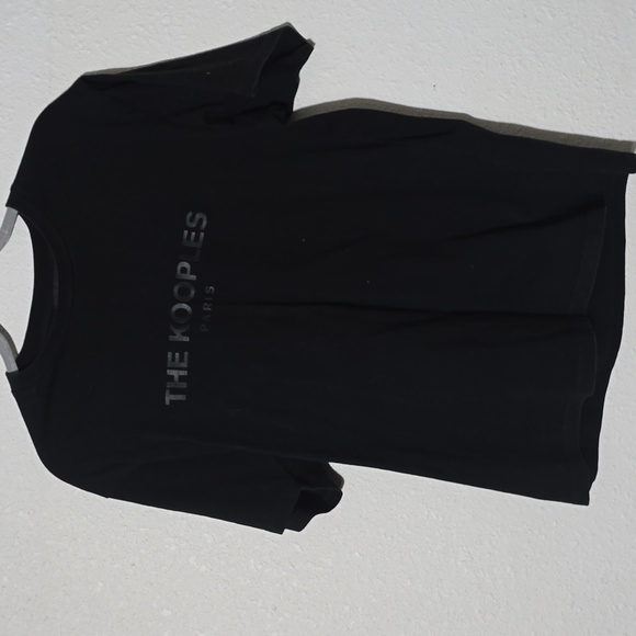 The Kooples Other - Black cotton T-shirt with Black logo